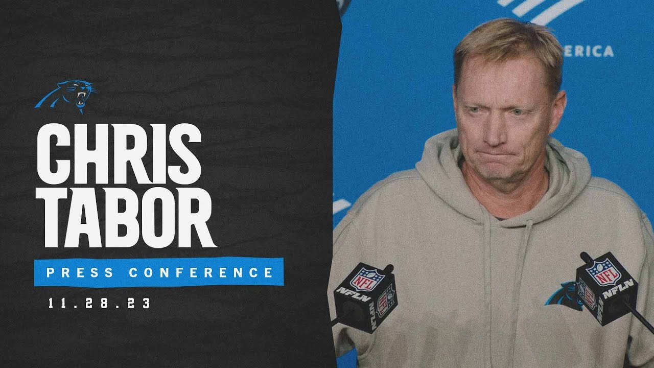 Chris Tabor addresses the media