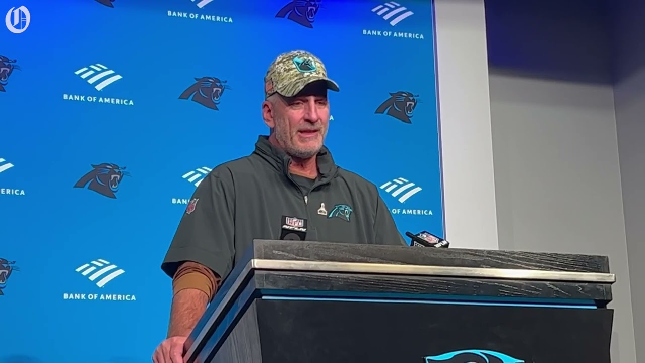 Carolina Panthers Coach Frank Reich Talks About Loss to Indianapolis Colts