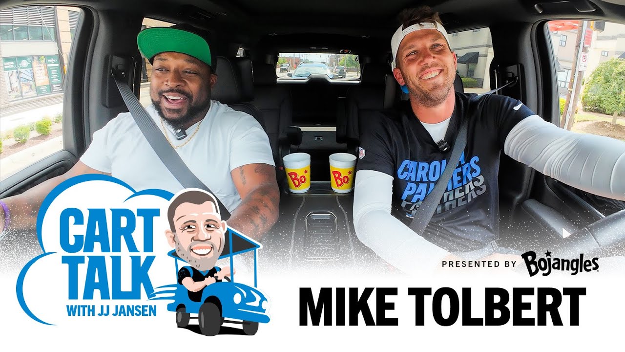 Mike Tolbert Almost Missed the Trophy Presentation | Cart Talk with JJ Jansen Presented by Bojangles
