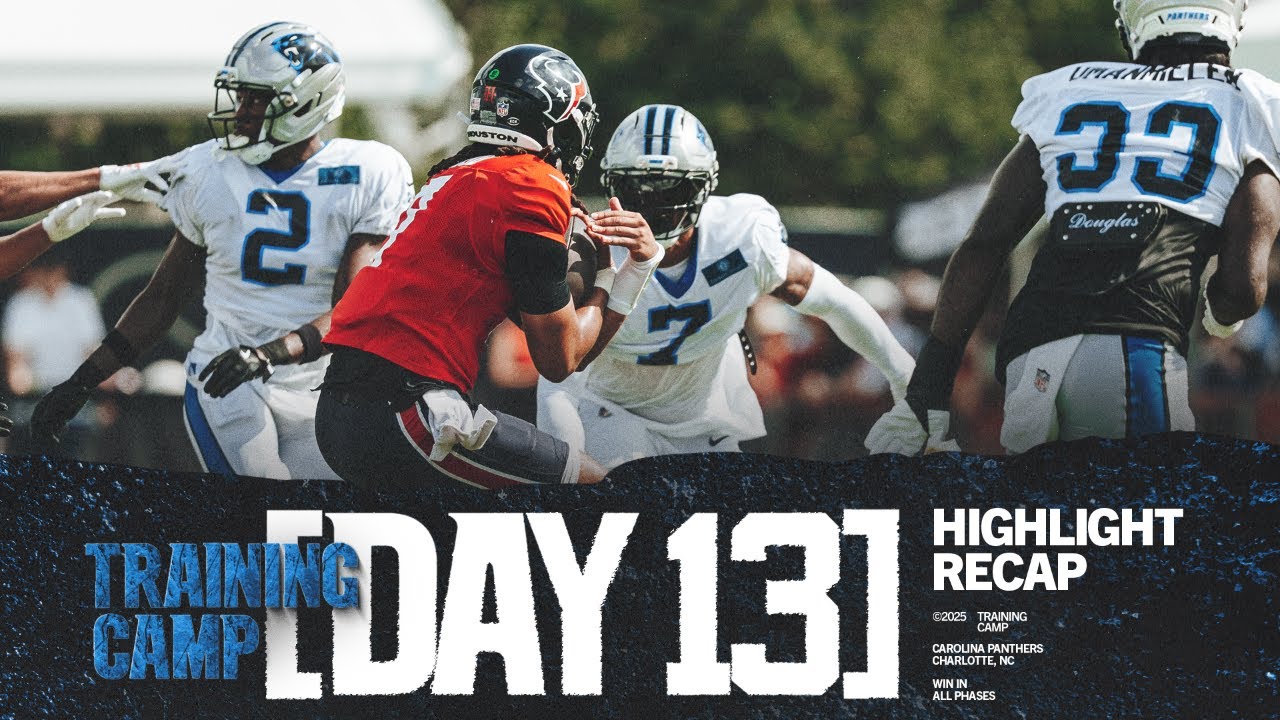 Joint Practice vs Houston Texans Highlights | Carolina Panthers